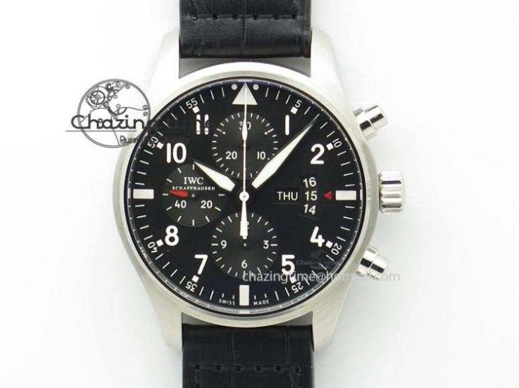 MIROTIME 0120 FastDry Portugieser Chronograph IW371615 ZF Best Edition Green Dial on SS Bracelet A7750 (Slim Movement) 7038